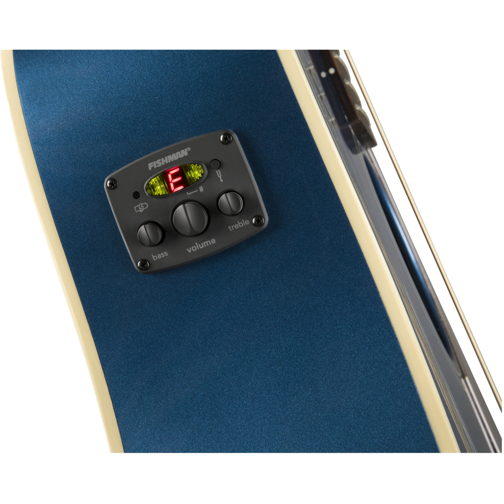 Fender Redondo Player Ceviz Klavye Belmont Blue Elektro Akustik Gitar - Görsel 3