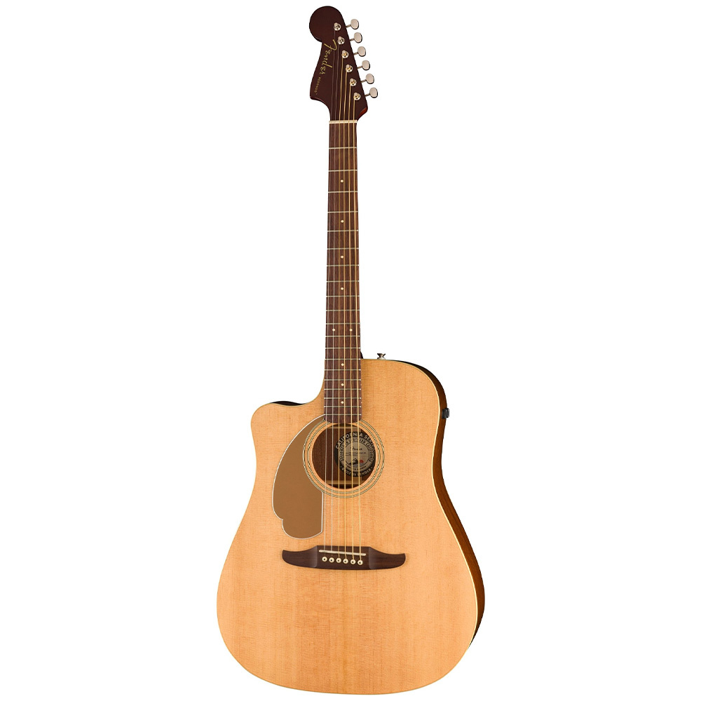 Fender Redondo Player Ceviz Klavye GPG Natural Solak Elektro Akustik Gitar - Görsel 4