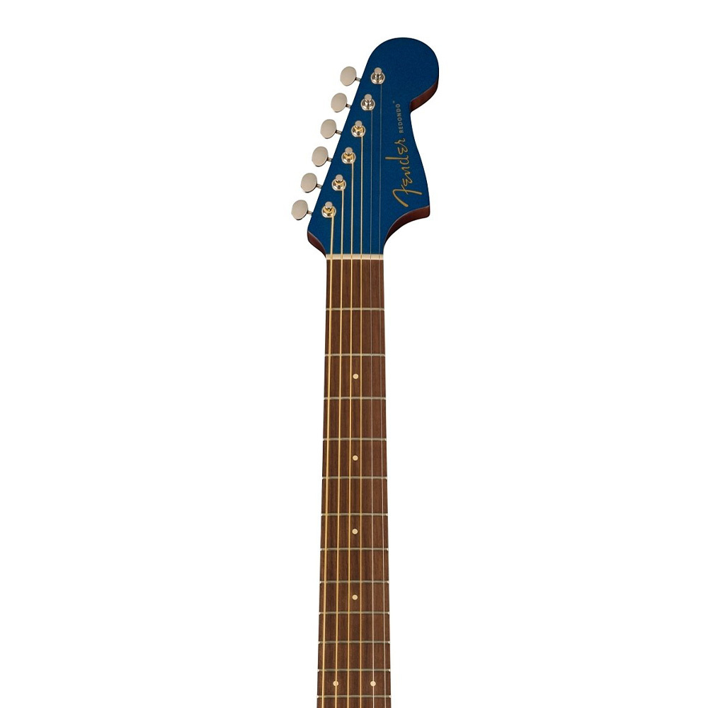 Fender Redondo Player Ceviz Klavye TSPG Lake Placid Blue Elektro Akustik Gitar - Görsel 4