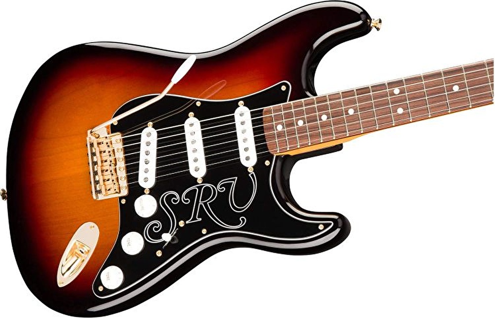 Fender Stevie Ray Vaughan Stratocaster PF 3-Color Sunburst Elektro Gitar - Görsel 5