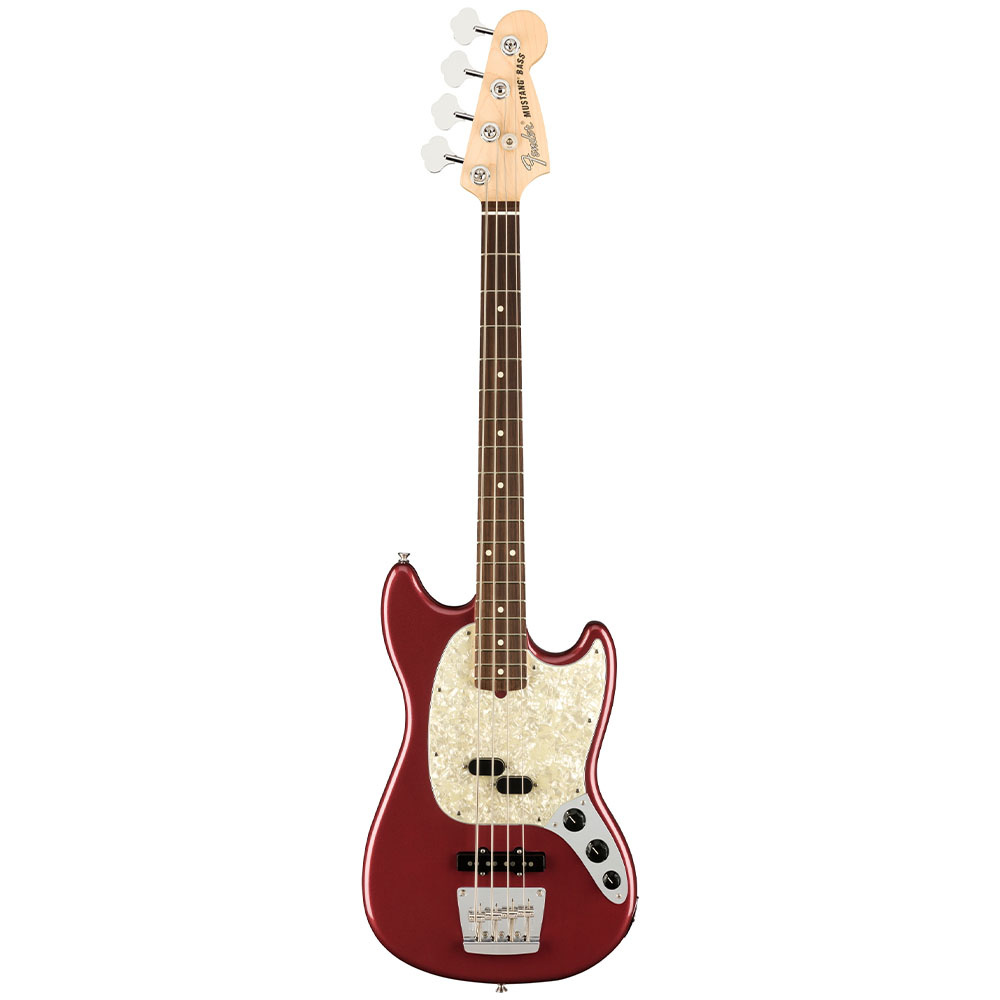 Fender USA Performer Mustang Bass RW Klavye Aubergine Bas Gitar - Görsel 3