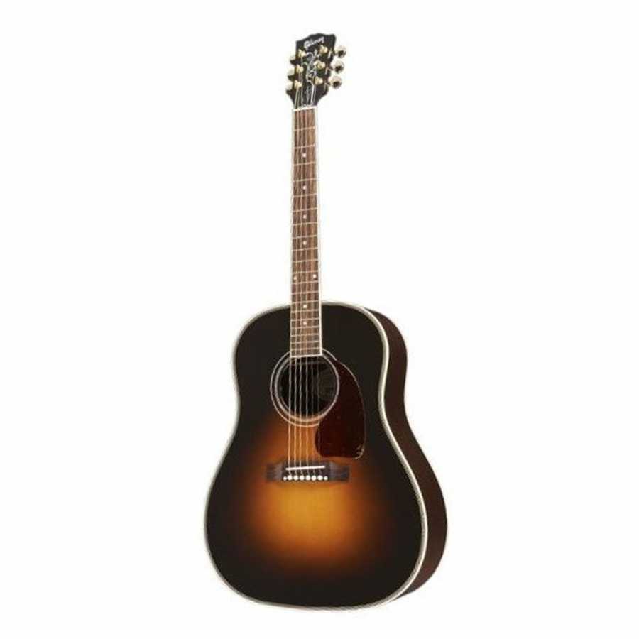 Gibson J-45 Custom Elektro Akustik Gitar (Vintage Sunburst)