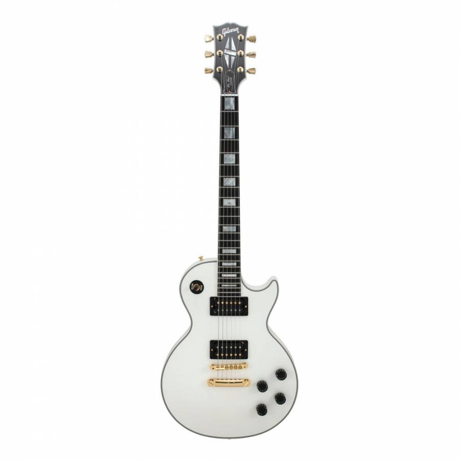 Gibson Les Paul Axcess Custom Stopbar Elektro Gitar (Beyaz)