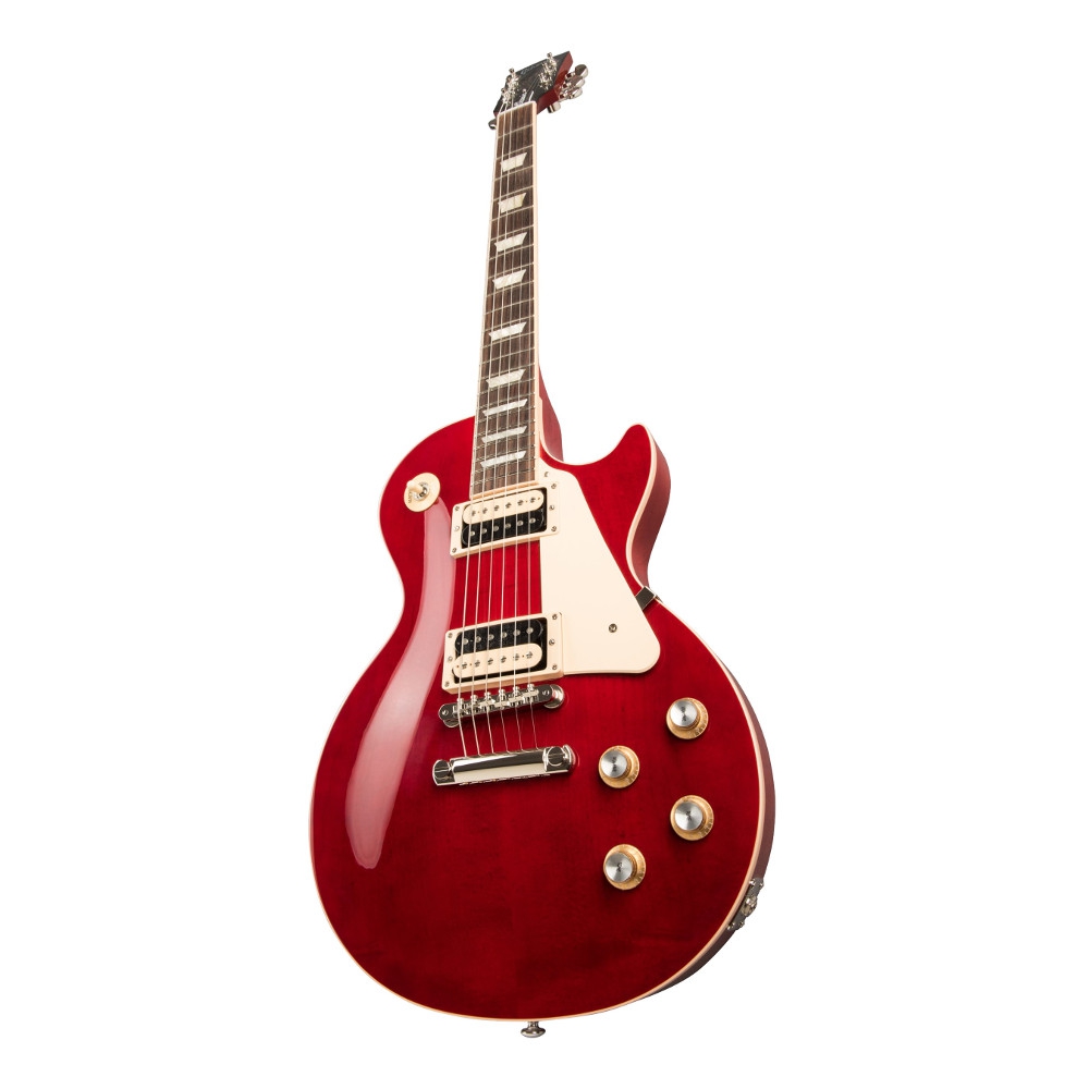 Gibson Les Paul Classic Elektro Gitar (Translucent Cherry) - Görsel 3