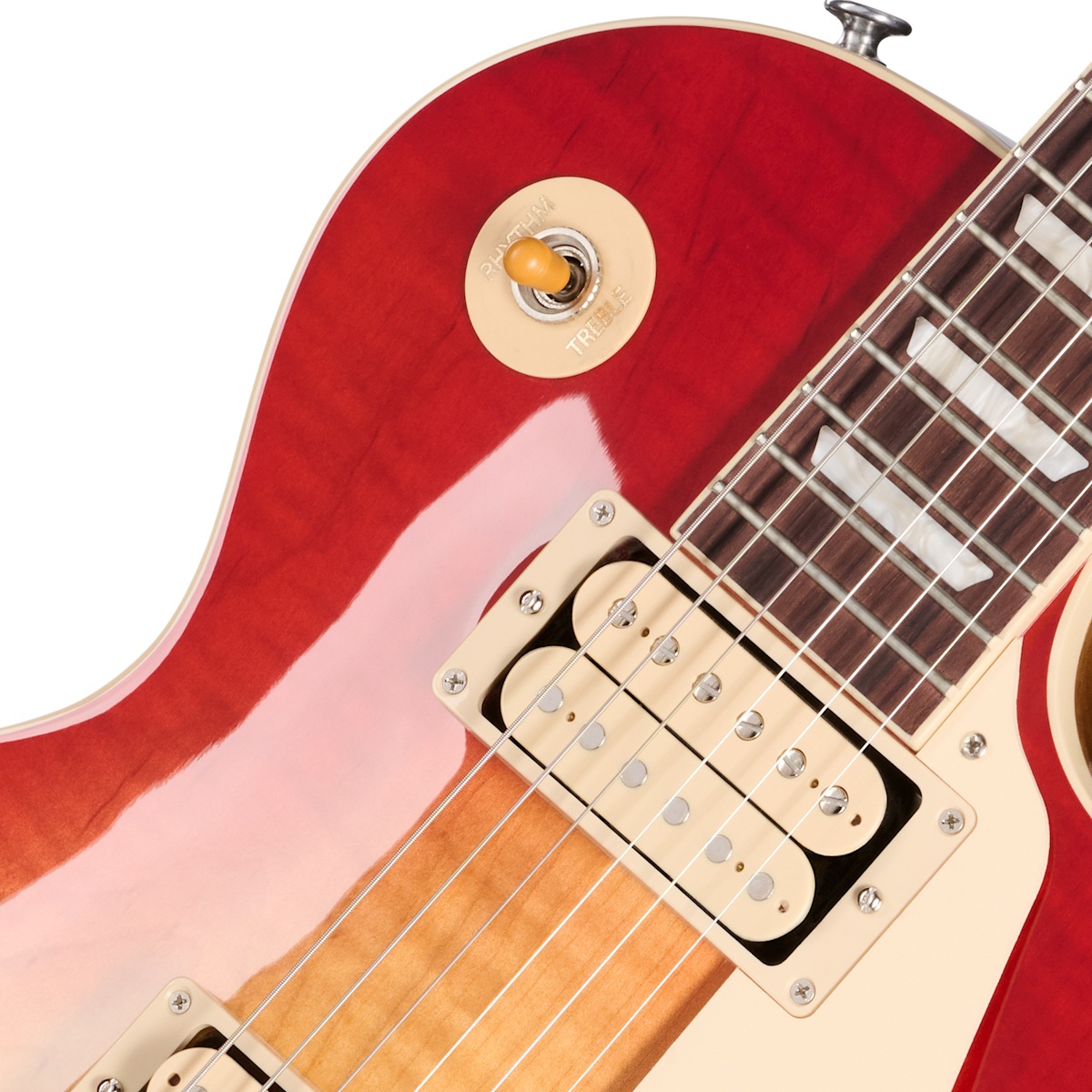 Gibson Les Paul Standard '60s Double Trouble Elektro Gitar (Vintage Cherry Sunburst) - Görsel 3