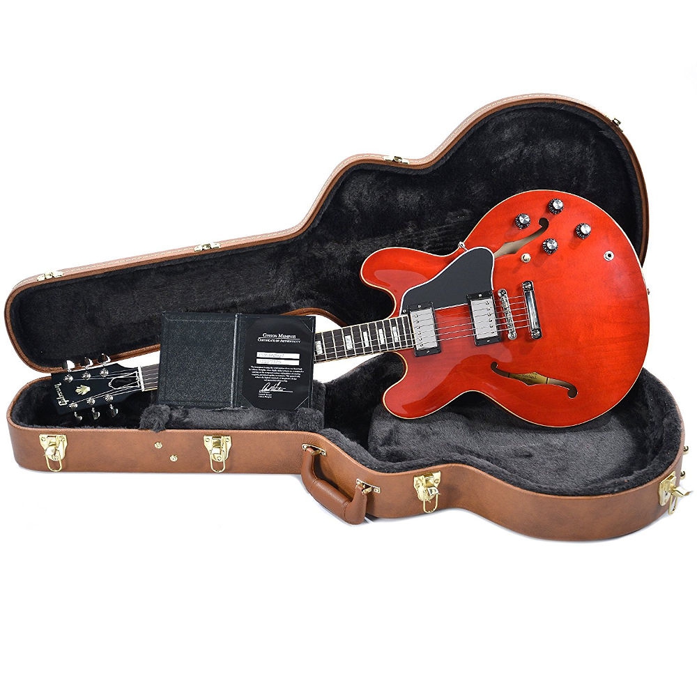 Gibson Memphis ES-335 Traditional Elektro Gitar (Antique Faded Cherry) - Görsel 4