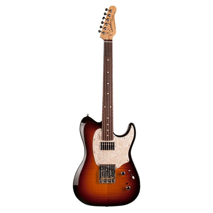 Godin Stadium 59 RN Elektro Gitar (Vintage Burst Flame)