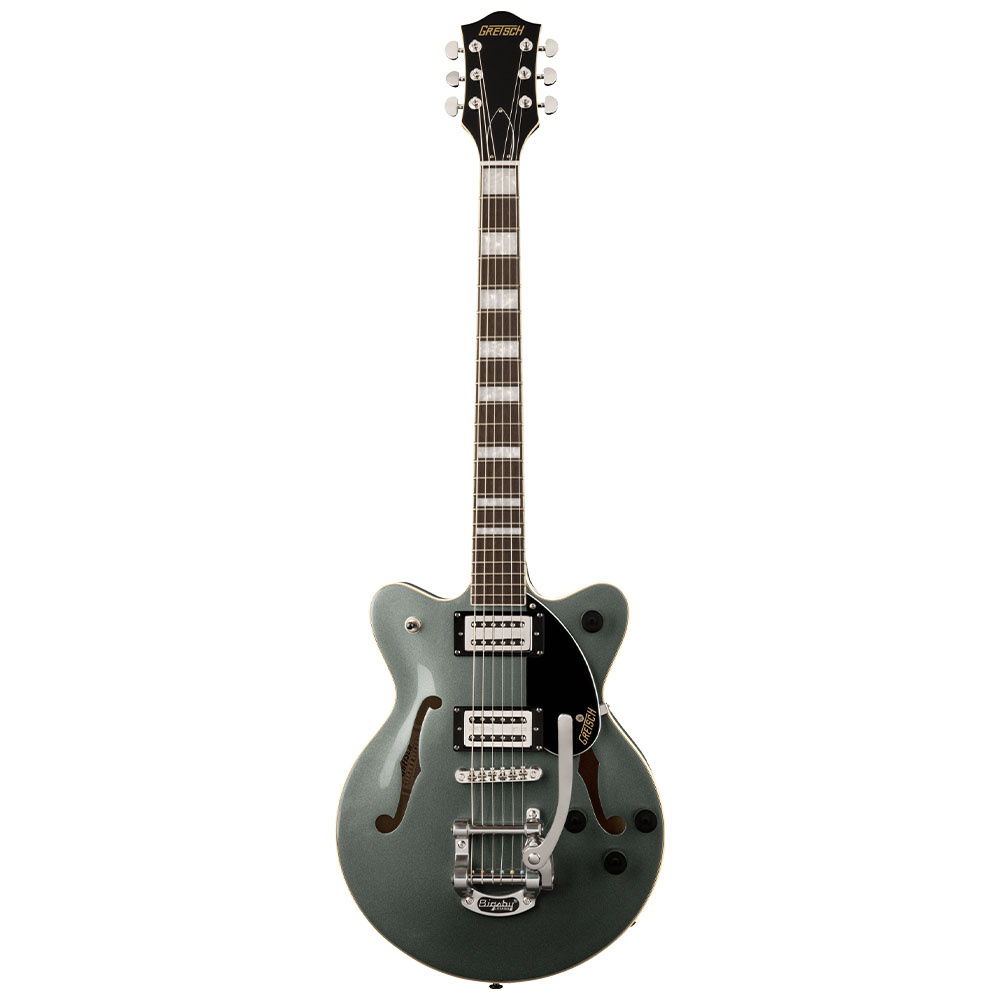 Gretsch G2655T Streamliner Center Block Jr. with Bigsby Laurel Klavye BroadTron BT-2S Pickups Stirling Green Elektro Gitar - Görsel 2