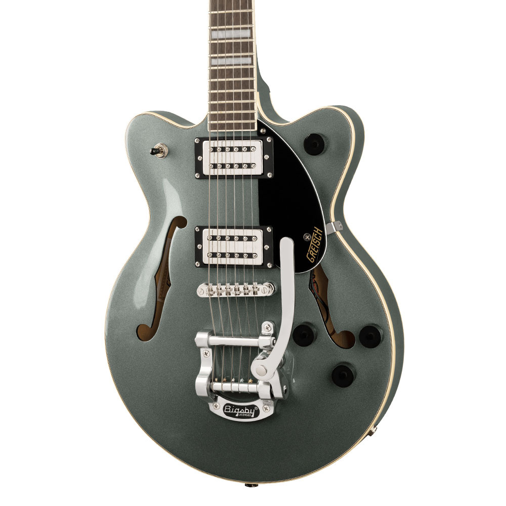 Gretsch G2655T Streamliner Center Block Jr. with Bigsby Laurel Klavye BroadTron BT-2S Pickups Stirling Green Elektro Gitar - Görsel 4