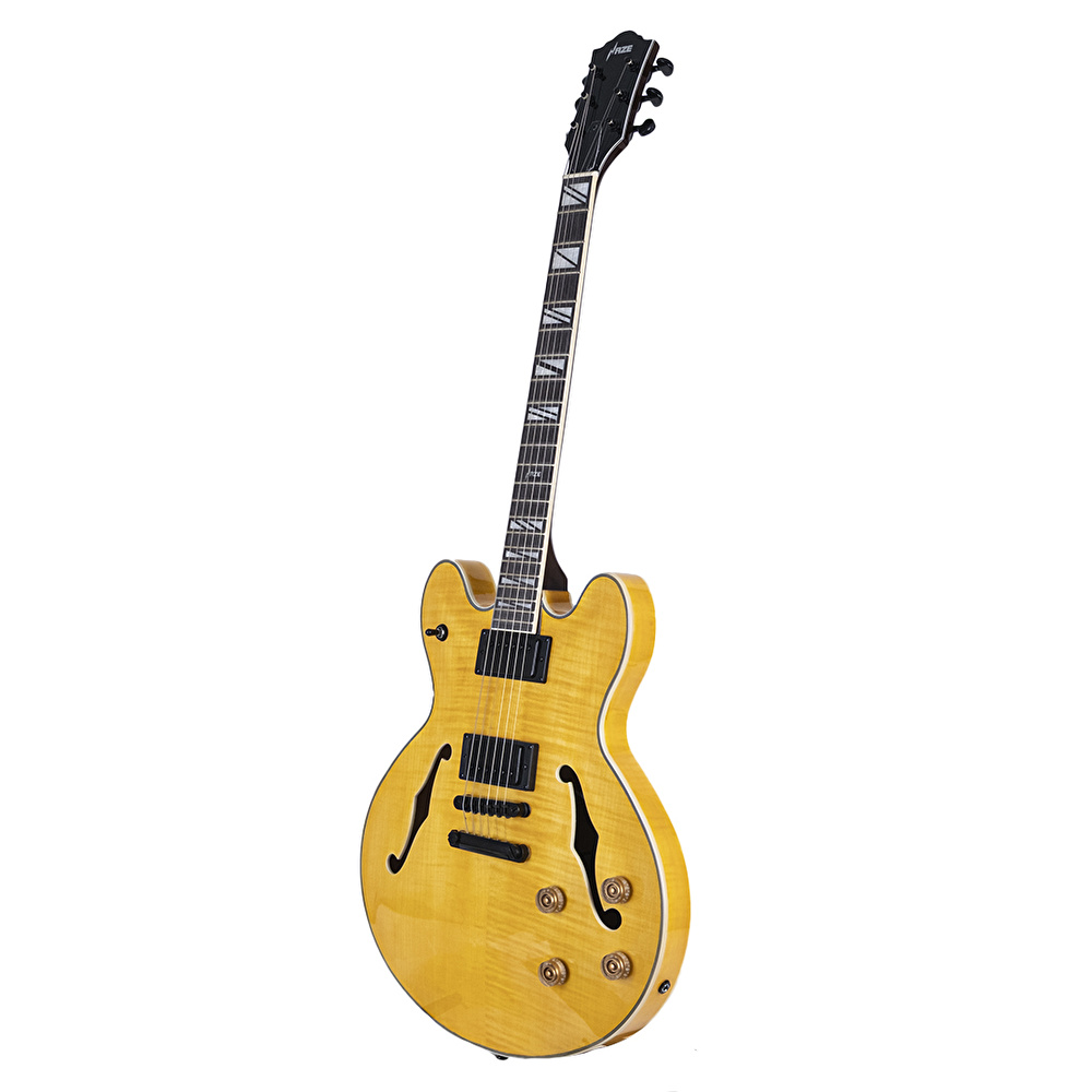 HAZE SEG-272N Sarı Elektro Gitar - Görsel 6