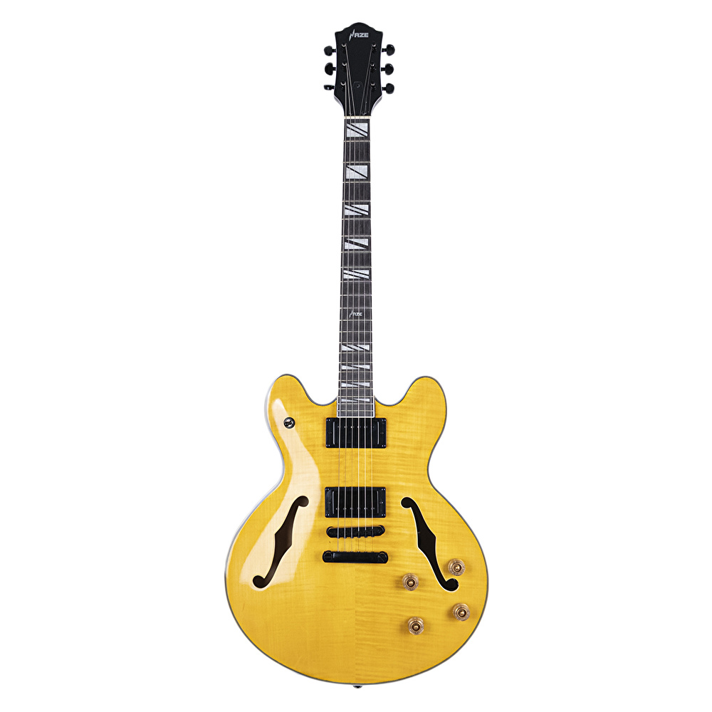 HAZE SEG-272N Sarı Elektro Gitar - Görsel 8