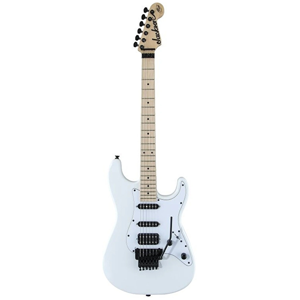 Jackson Adrian Smith SDXM Akçaağaç Klavye White Pickguard Snow White Elektro Gitar