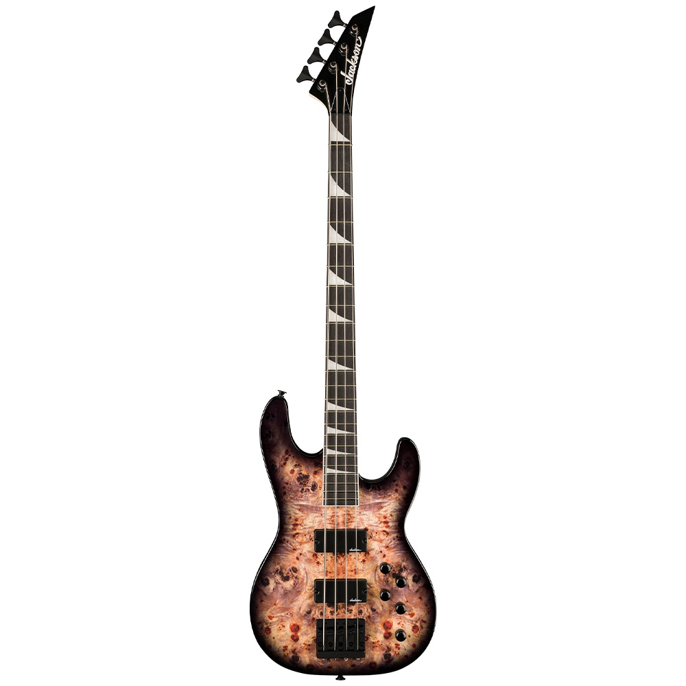 Jackson JS Concert Bass JS3P Amaranth Klavye Transparent Black Burst Bas Gitar - Görsel 2