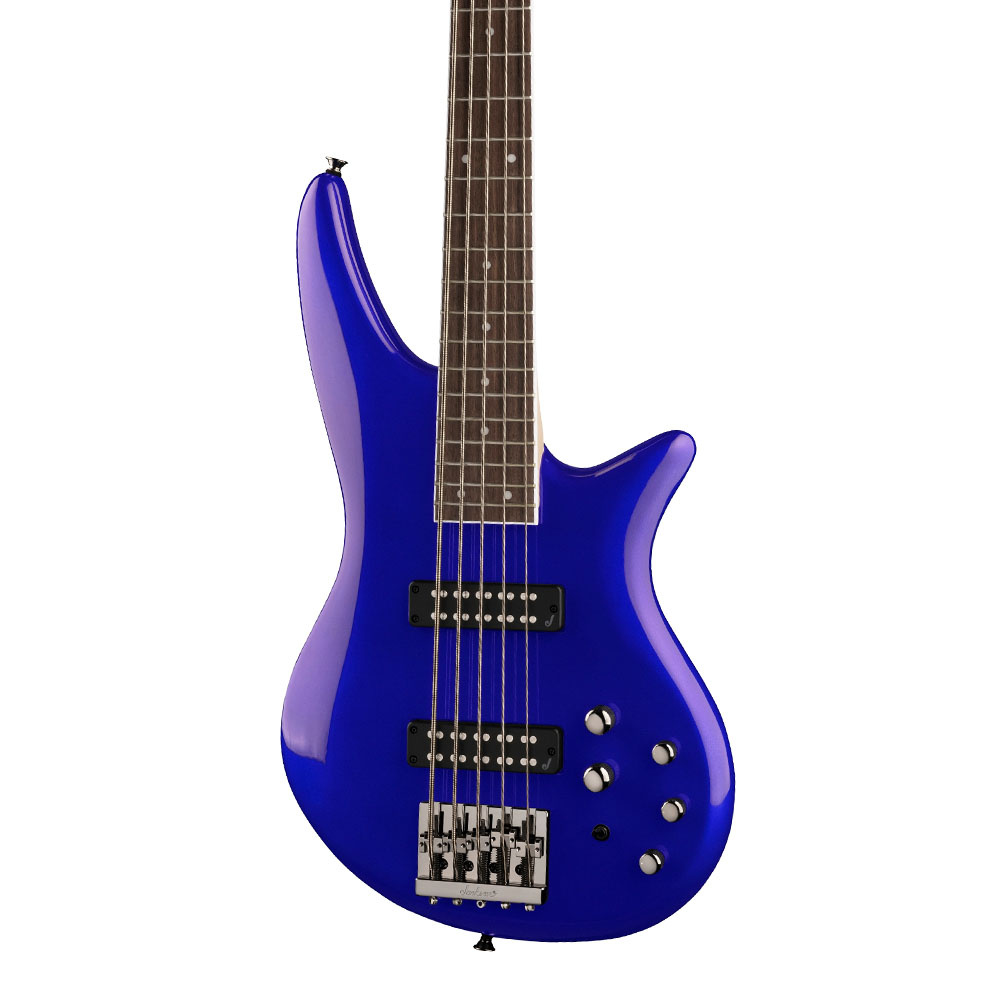 Jackson JS Serisi Spectra Bass JS3V Laurel Klavye Indigo Blue Bas Gitar - Görsel 2