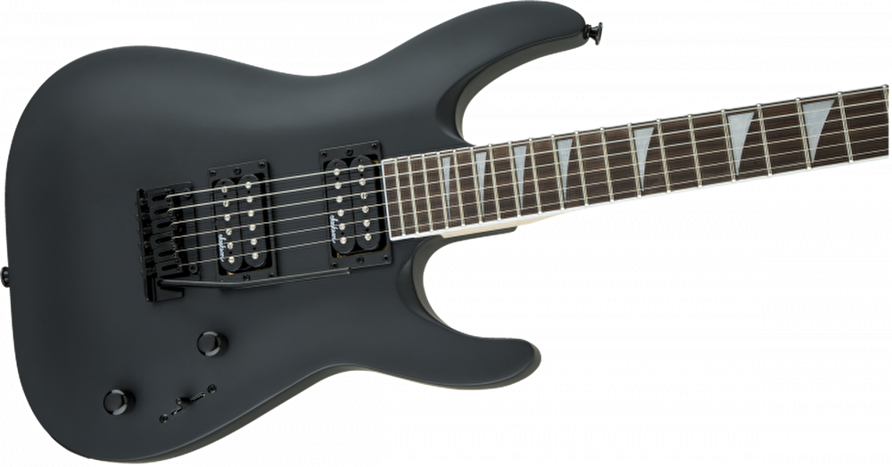 Jackson JS22 Dinky Arch Top 2-Point Tremolo Amaranth Klavye Satin Black Elektro Gitar - Görsel 4