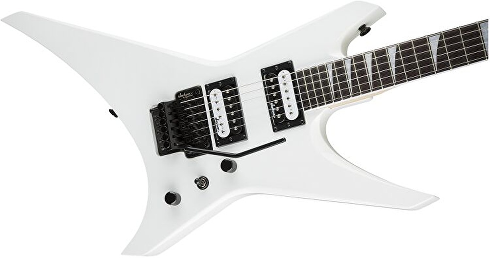 Jackson JS32 Warrior Floyd Rose Amaranth Klavye Snow White Elektro Gitar