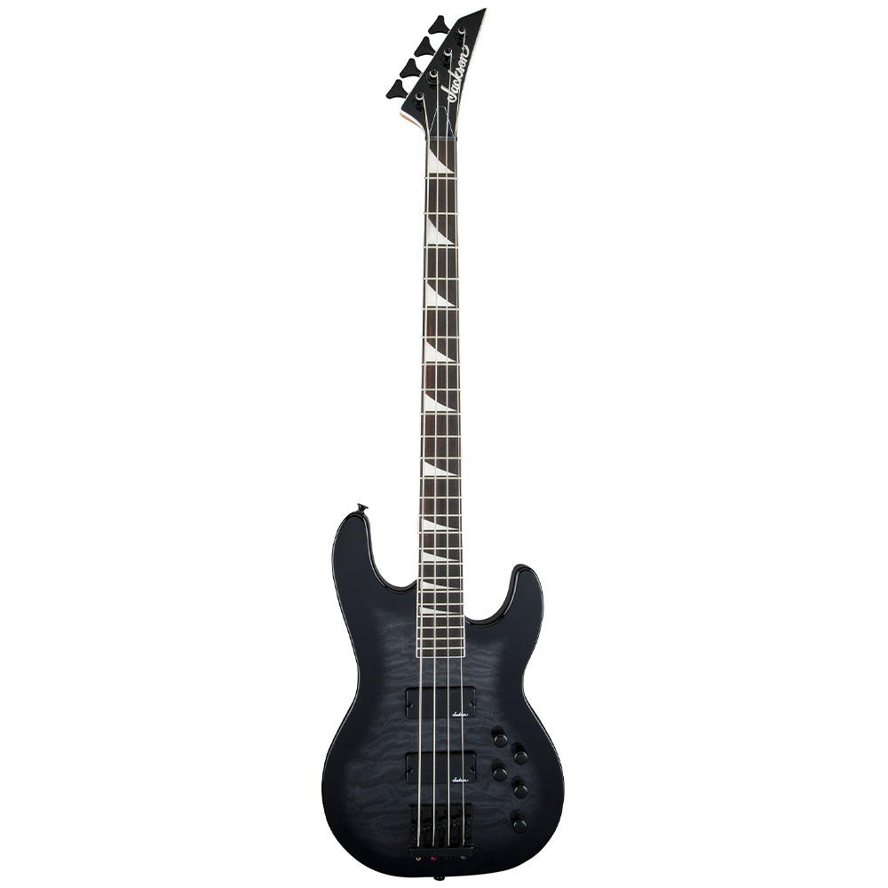 Jackson JS3Q Concert Bass Quilt Maple Top Amaranth Klavye Transparent Blue Burst Bas Gitar - Görsel 2