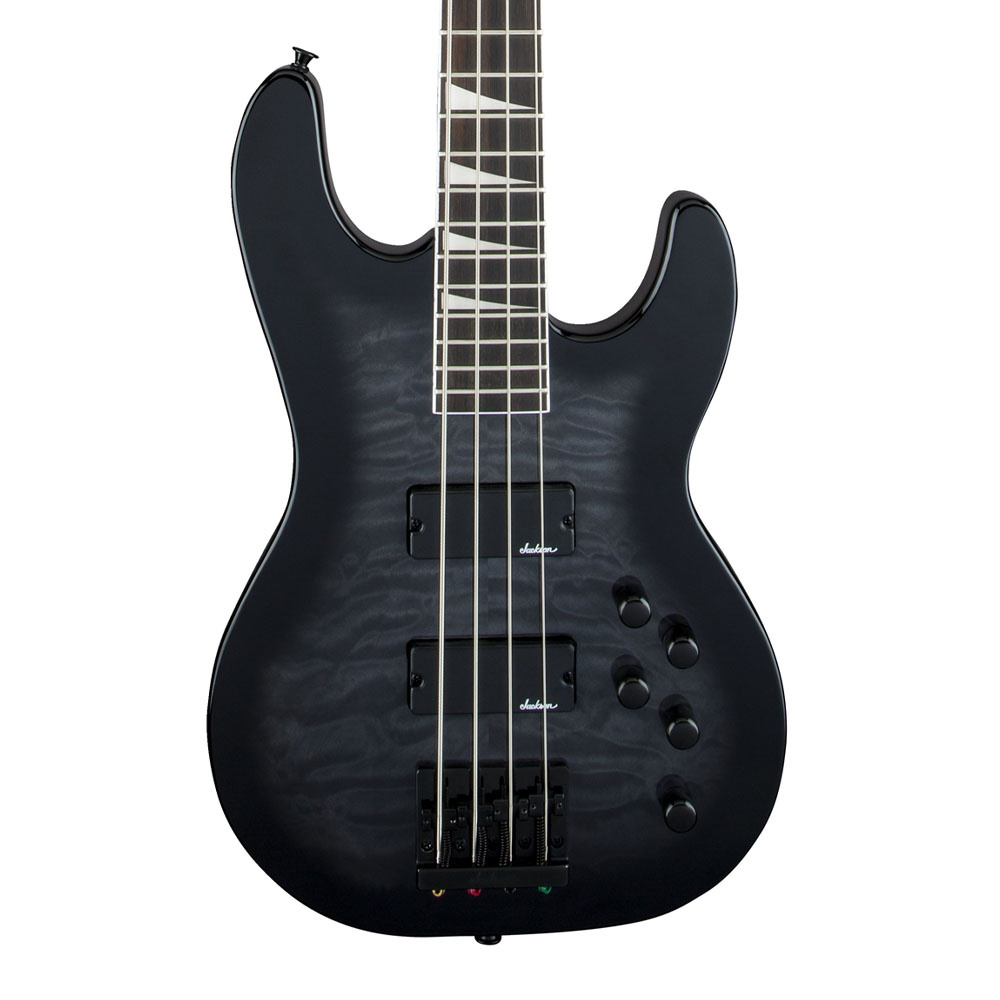 Jackson JS3Q Concert Bass Quilt Maple Top Amaranth Klavye Transparent Blue Burst Bas Gitar - Görsel 3