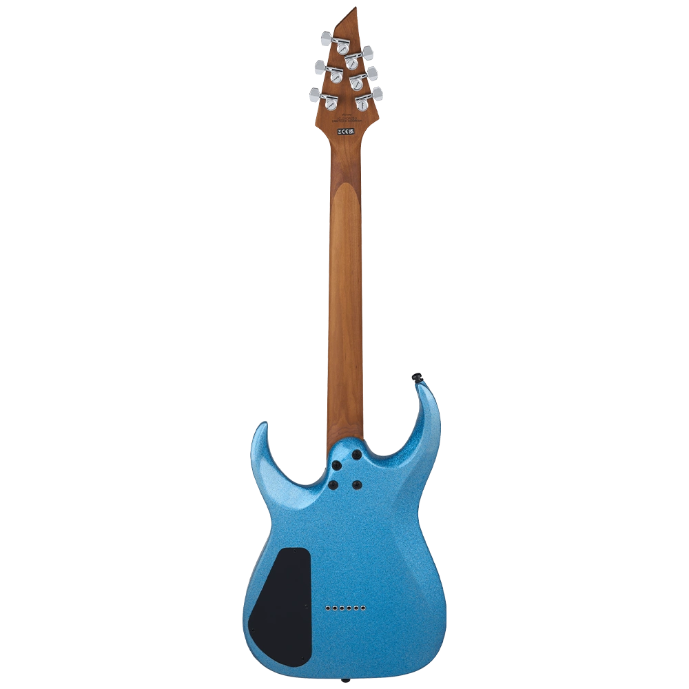 Jackson Pro Misha Mansoor Juggernaut HT6 Abanoz Klavye Blue Sparkle Elektro Gitar