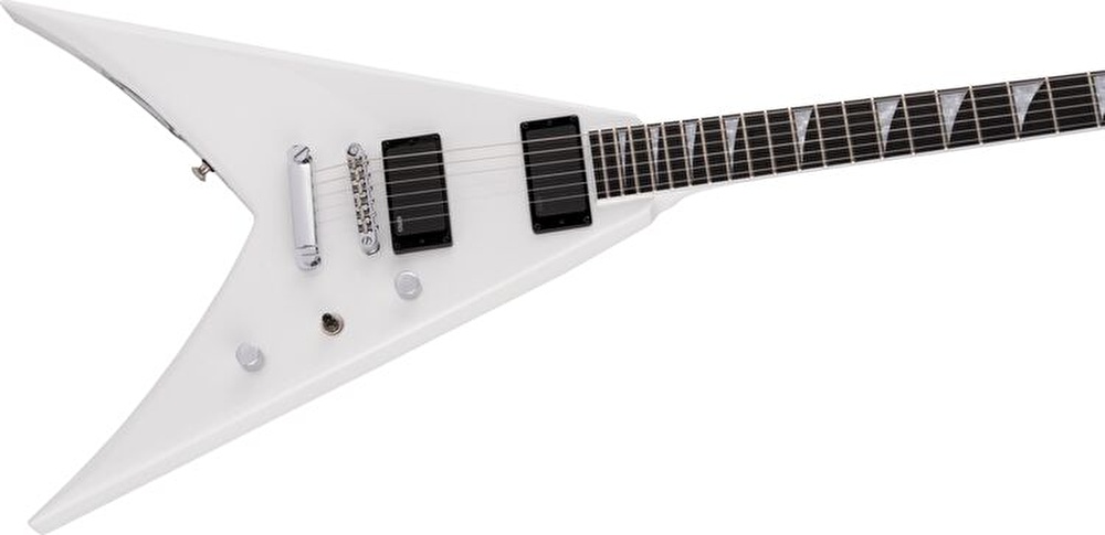 Jackson Pro Serisi King V KVTMG Abanoz Klavye Snow White Elektro Gitar