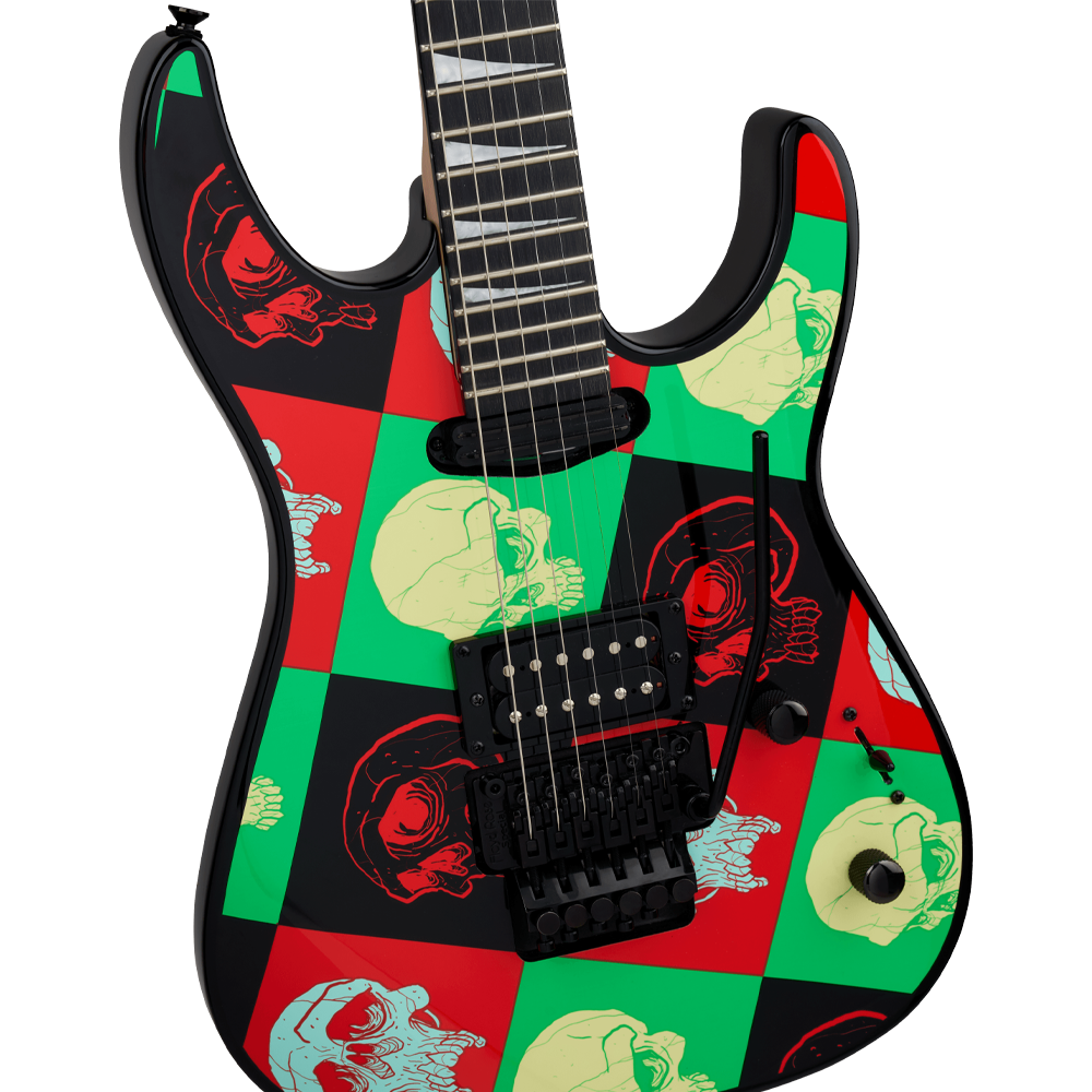 Jackson X Serisi Dinky DK1A Amaranth Klavye Warhol Elektro Gitar