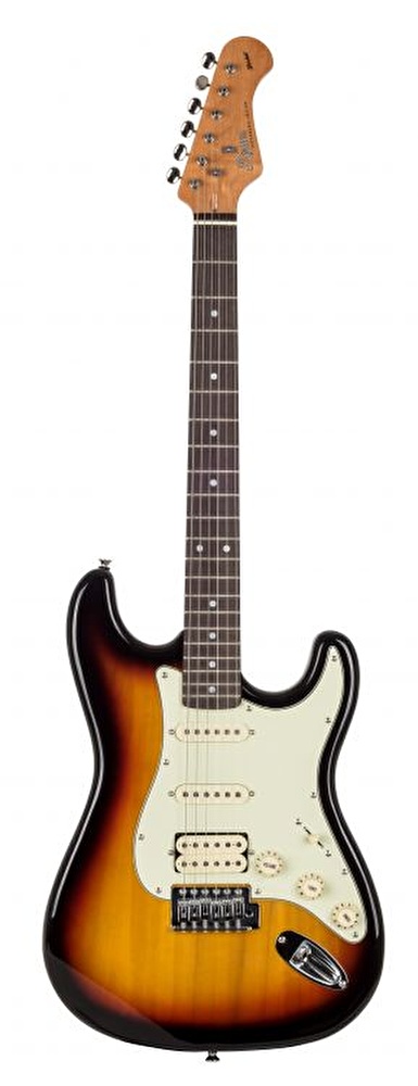 KOZMOS KST-62HSS-GRWN-3TS Elektro Gitar - Görsel 4