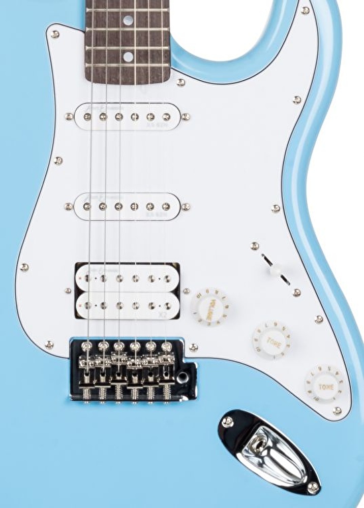 Kozmos KST-BSWHSS-GRWN-DBL Elektro Gitar - Görsel 3
