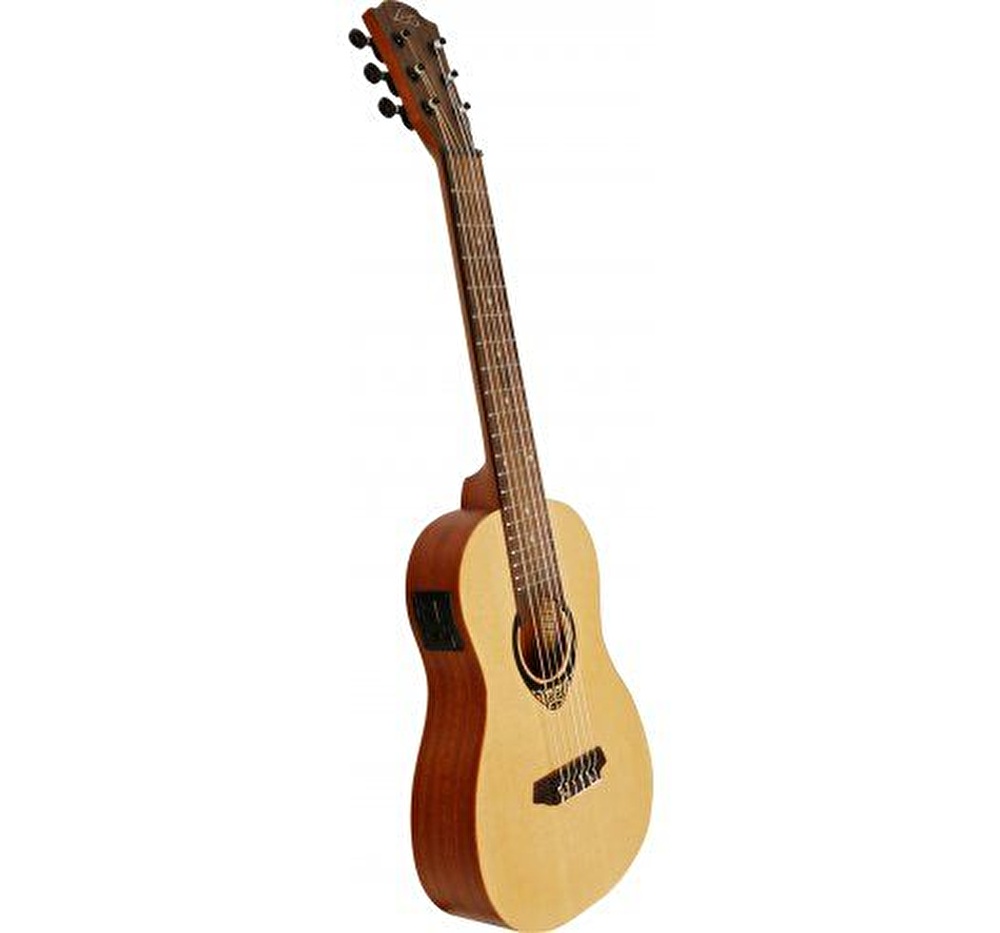 LAG GLU TKT150E Tiki Mini Tenor Natural Elektro Klasik Gitar