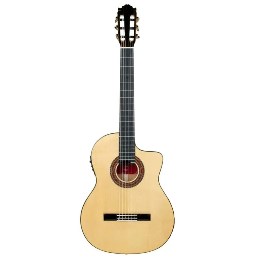 MARTINEZ ES-08S CE Abanoz Klavye Elektro Klasik Gitar