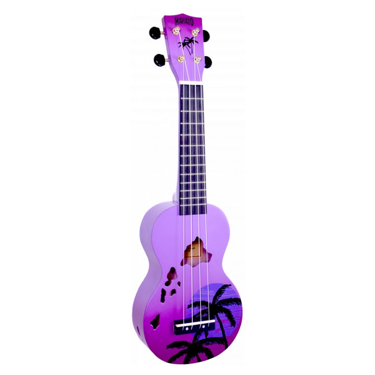 Mahalo Soprano Ukulele (Hawaii Purple Burst)