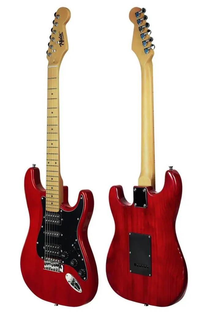 Midex RPH-40RD-25AMP 25W Şarjlı BT Amfili Elektro Gitar Seti HSH Manyetik Maple Klavye - Görsel 3