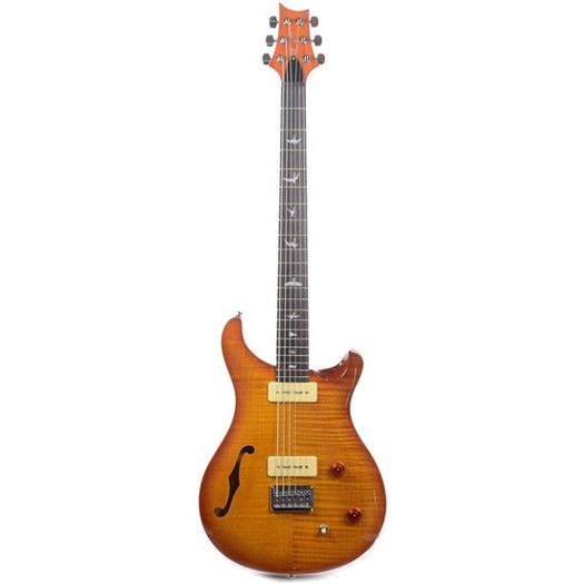 PRS SE 277 Semi-Hollow Soapbar Elektro Gitar (Vintage Sunburst)