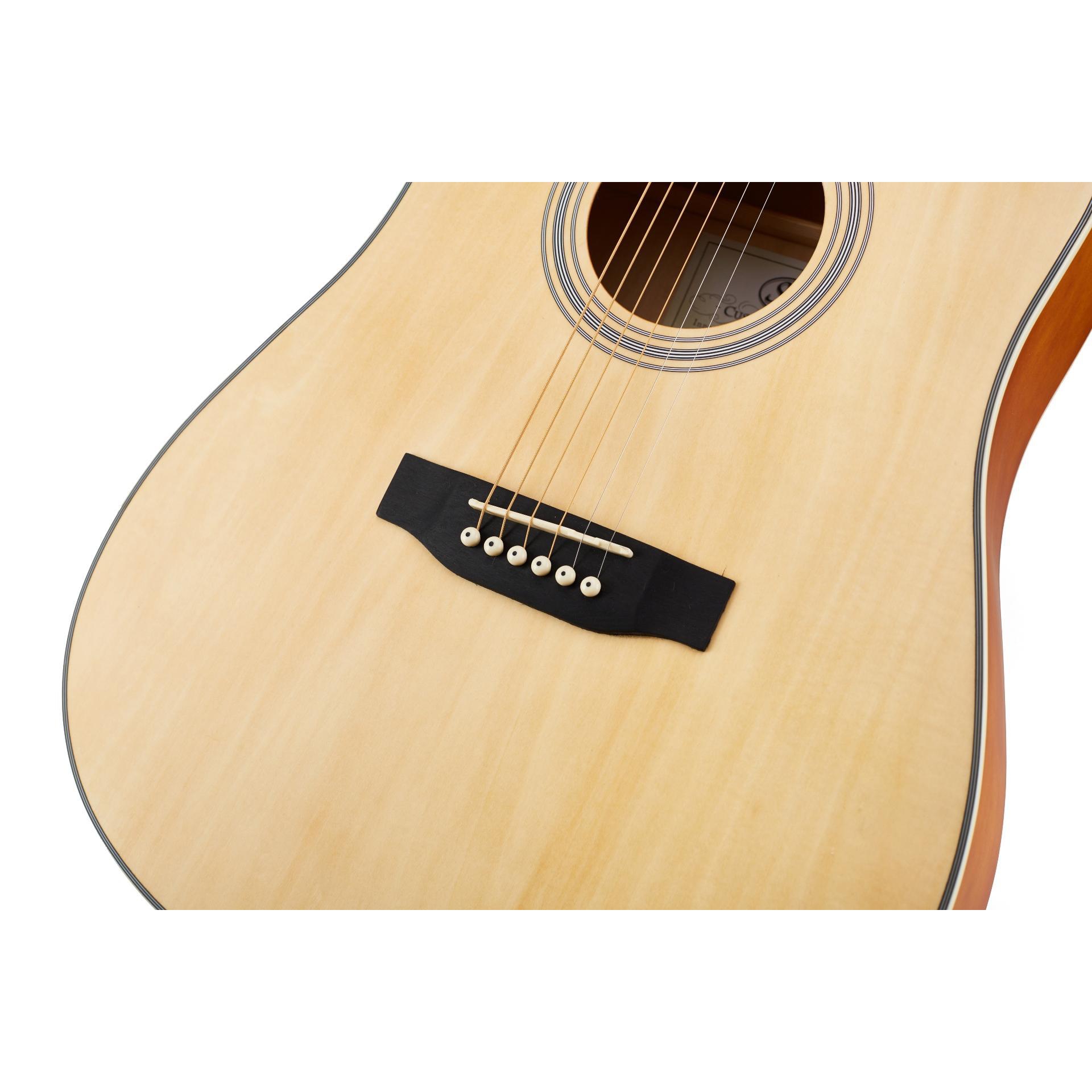 SX SD104K Akustik Gitar (Natural) - Görsel 3