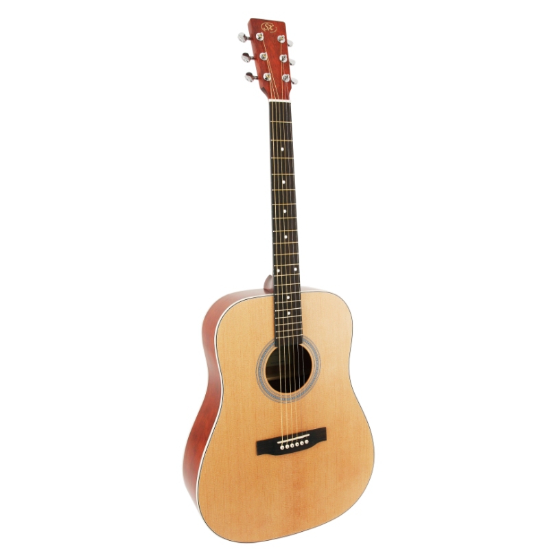 SX SD204K 4/4 Akustik Gitar Paketi (Natural) - Görsel 2