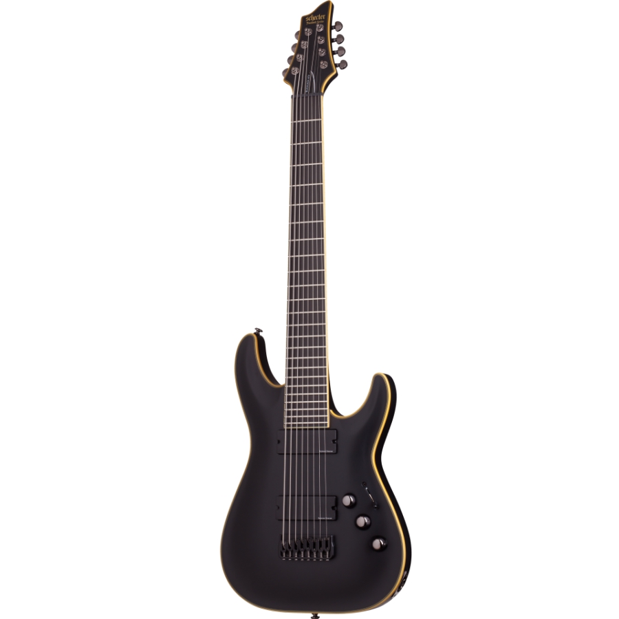 Schecter Blackjack ATX C-8 Elektro Gitar (Aged Black Satin)