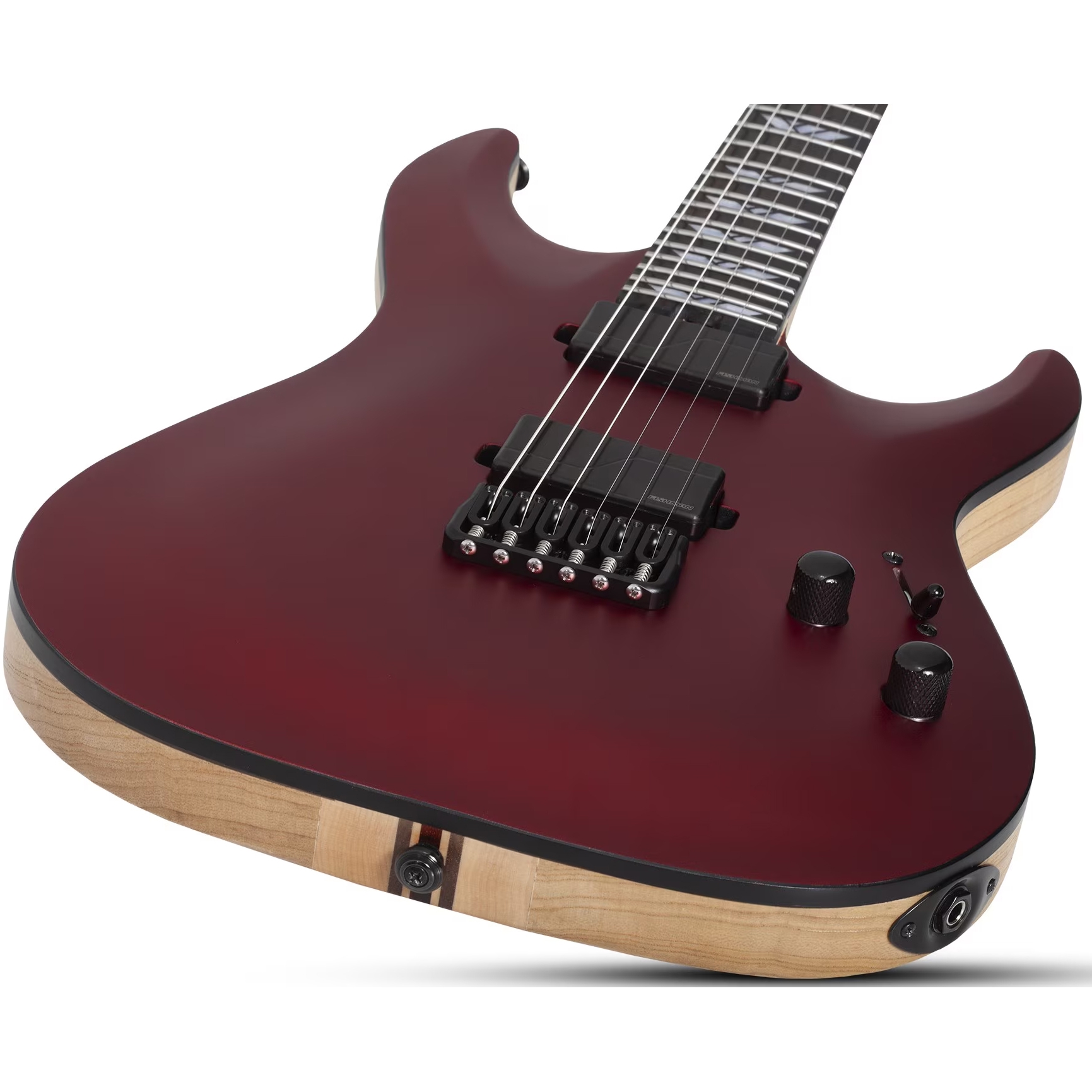 Schecter C-1 SLS Custom Elektro Gitar (Racing Red) - Görsel 2