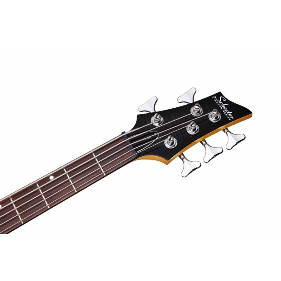Schecter C-5 Deluxe Bas Gitar (See-Thru Black) - Görsel 4