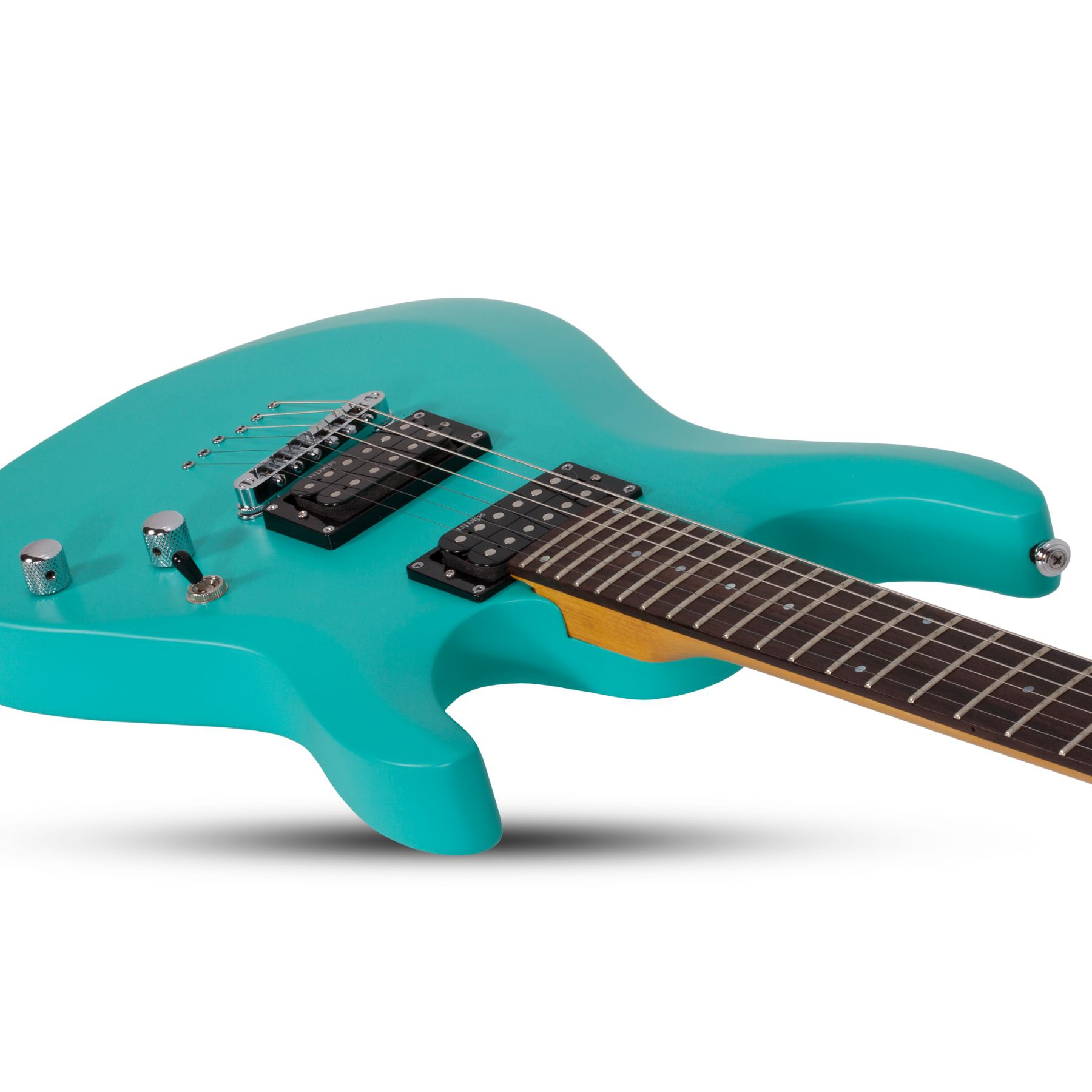 Schecter C-6 Deluxe Elektro Gitar (Satin Aqua) - Görsel 3