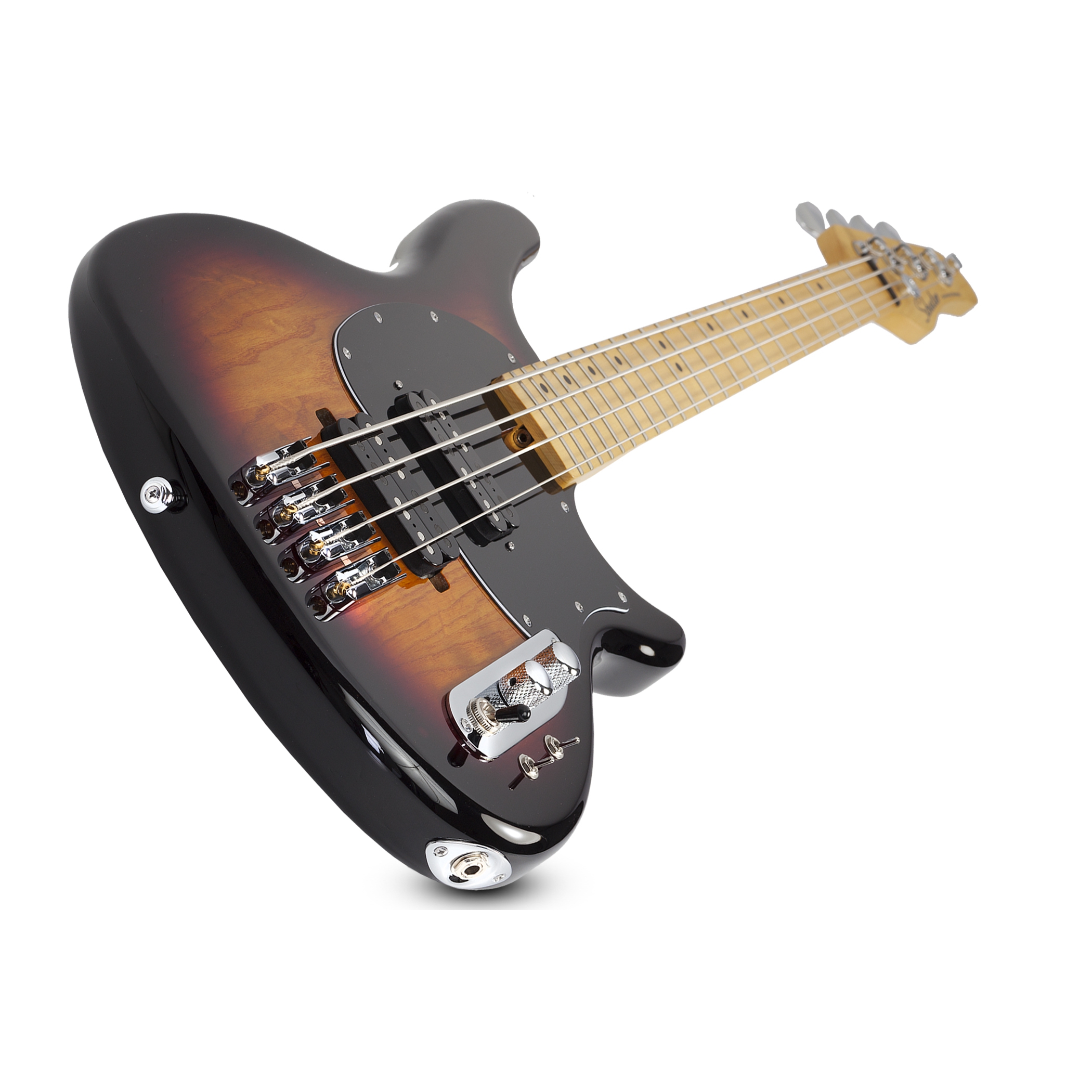 Schecter CV-4 Bass Gitar (3-Tone Sunburst) - Görsel 4