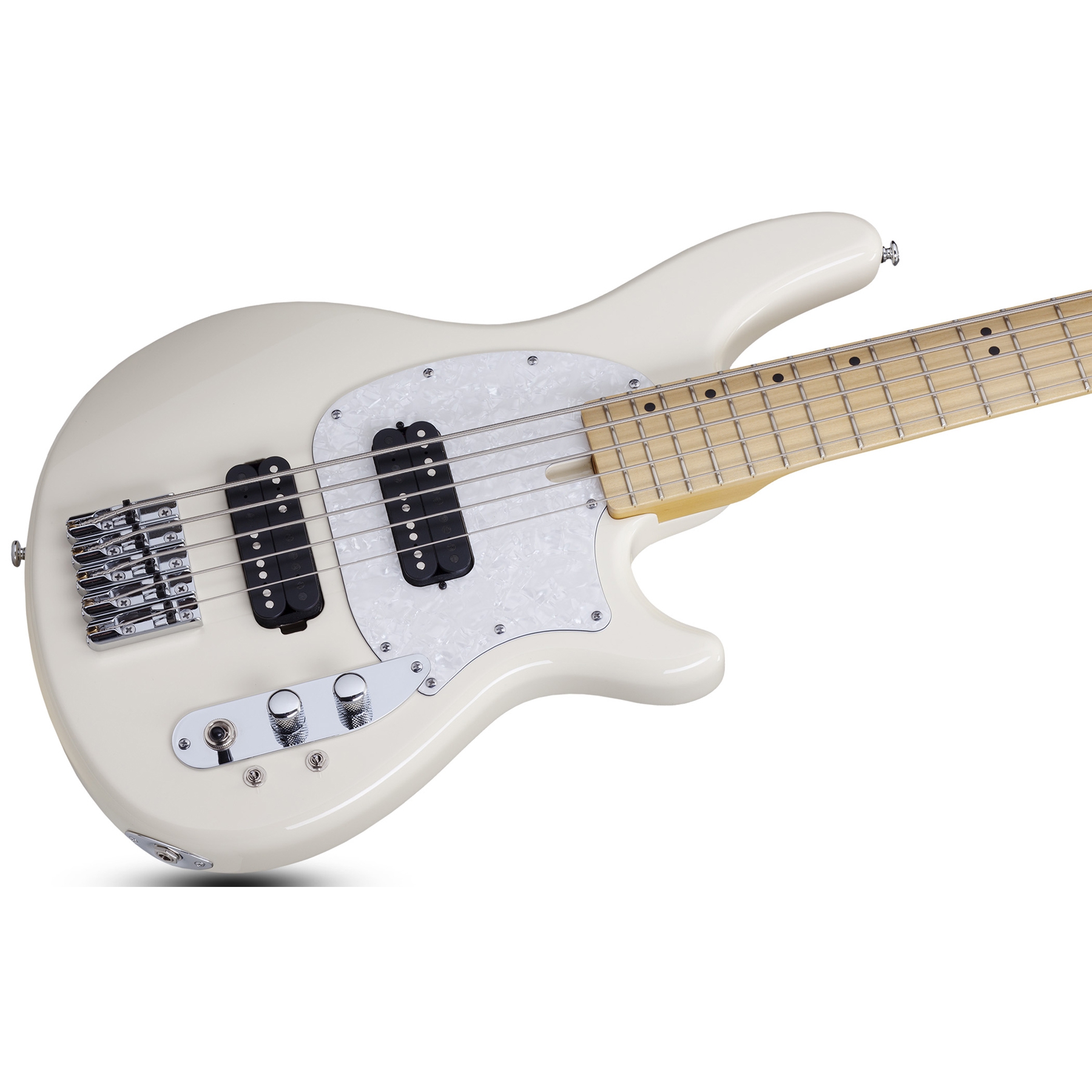 Schecter CV-5 5 Telli Bas Gitar (Ivory) - Görsel 3