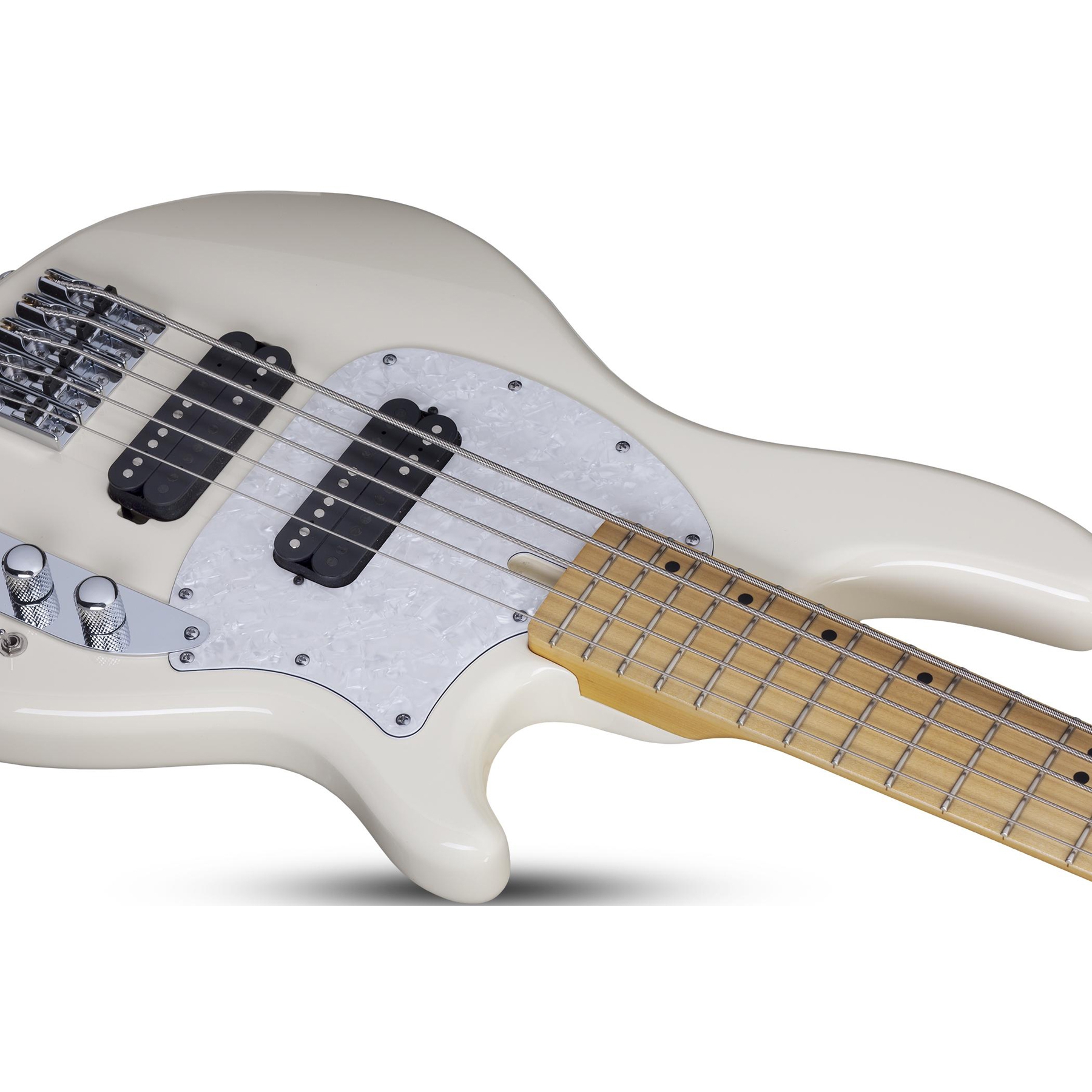 Schecter CV-5 5 Telli Bas Gitar (Ivory) - Görsel 4