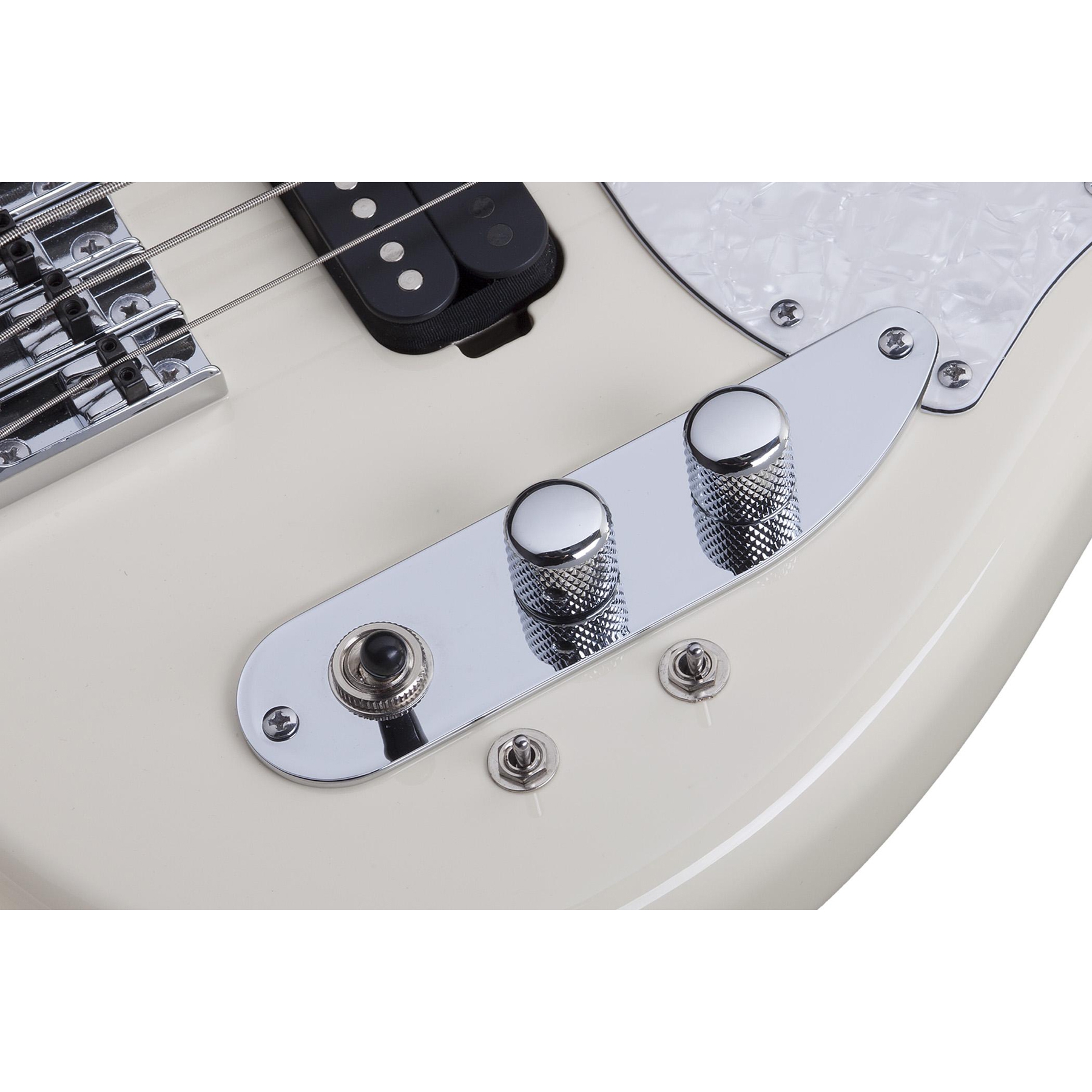 Schecter CV-5 5 Telli Bas Gitar (Ivory) - Görsel 5