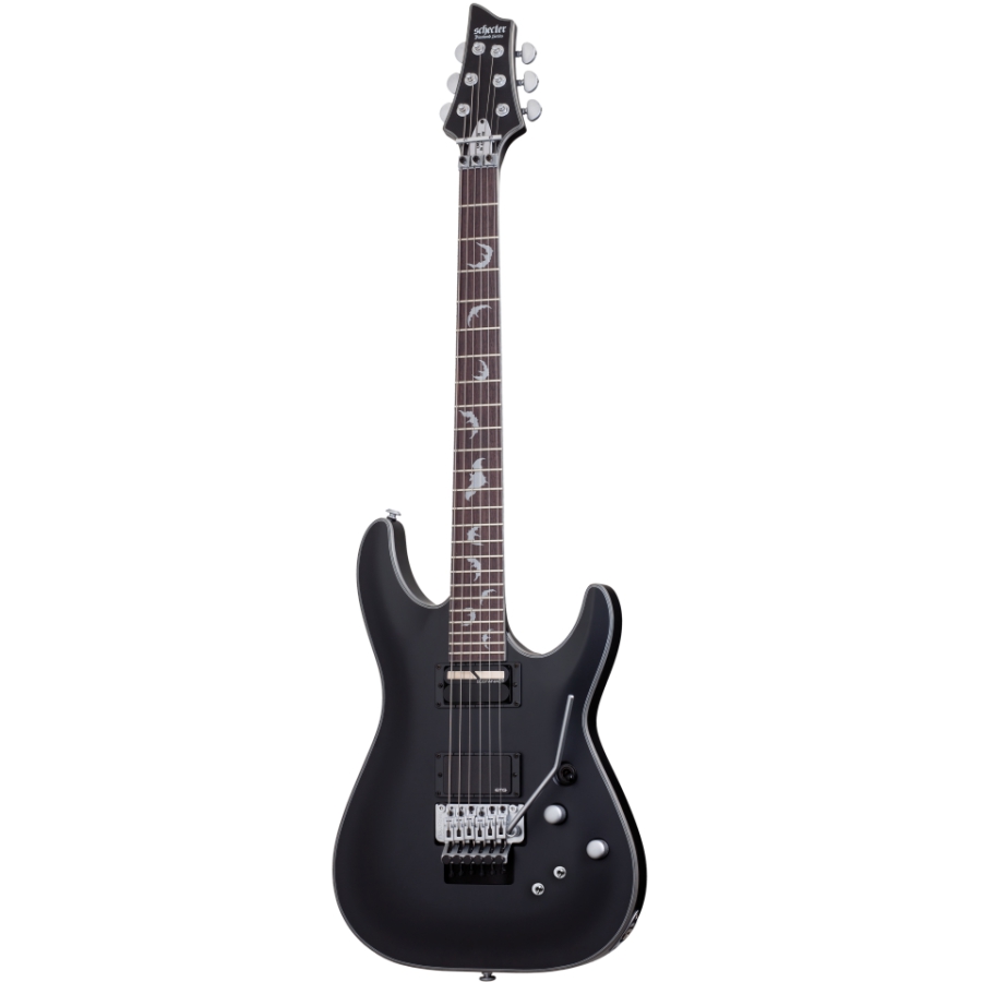 Schecter Damien Platinum 6 FR Elektro Gitar (Satin Black)
