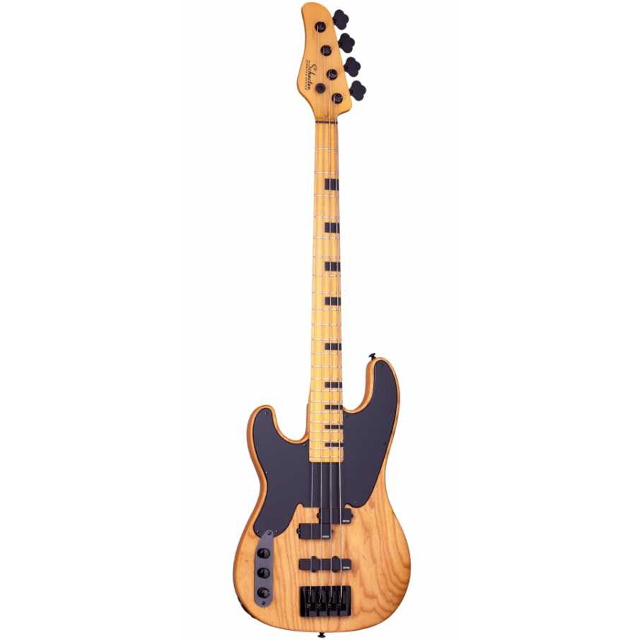 Schecter Model-T Session LH Solak Bas Gitar (Aged Natural Satin)