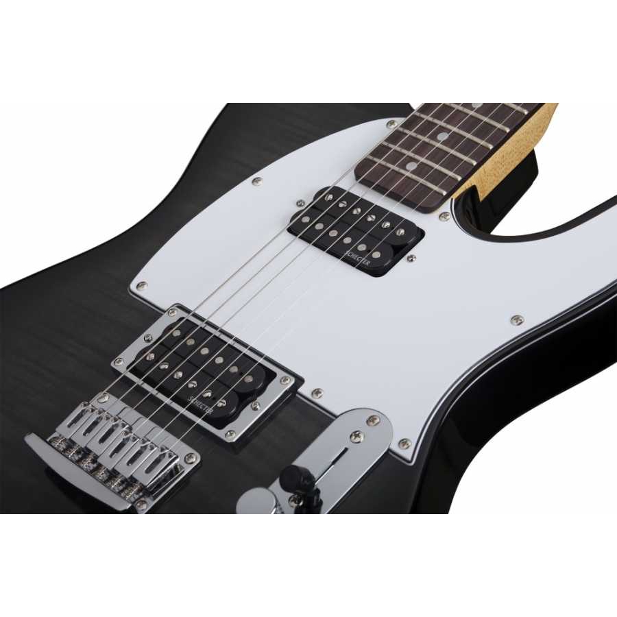 Schecter PT Custom Elektro Gitar (Trans Black Burst) - Görsel 3