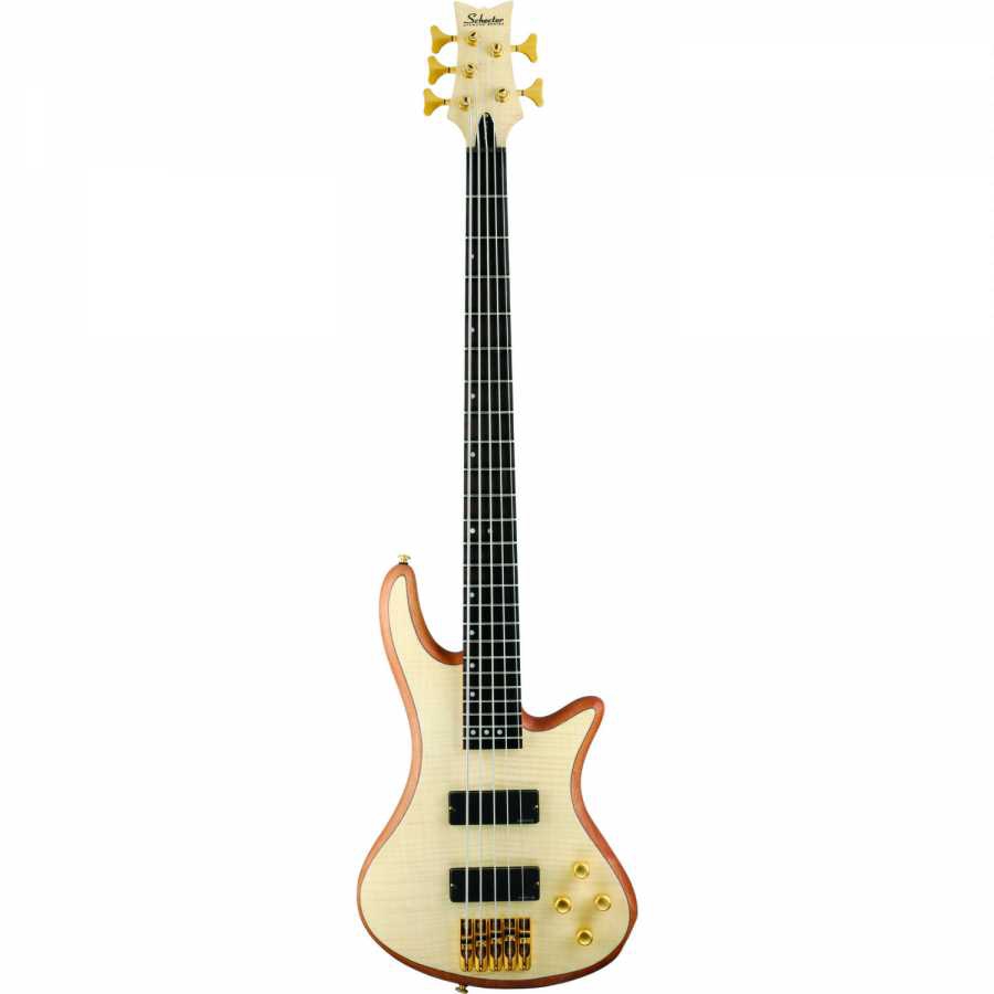 Schecter Stiletto Custom-5 Bas Gitar (Natural Satin)
