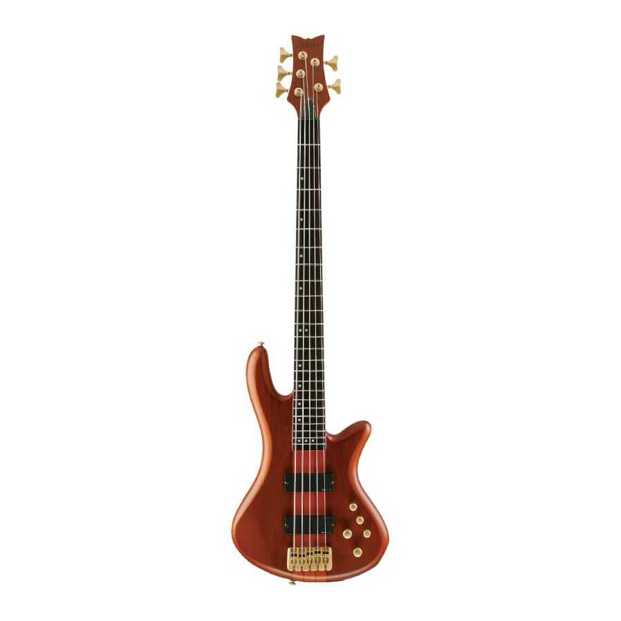 Schecter Stiletto Studio-5 Bas Gitar (Honey Satin)