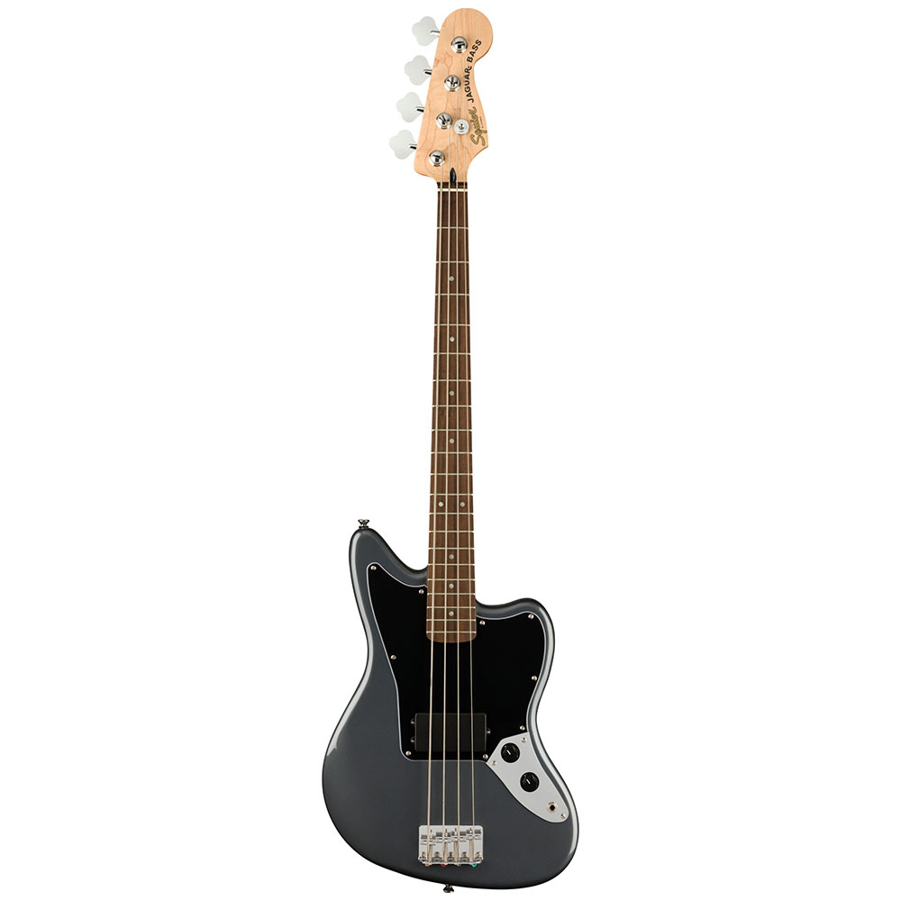 Squier Affinity Jaguar Bass H Laurel Klavye Charcoal Frost Metallic Bas Gitar - Görsel 3