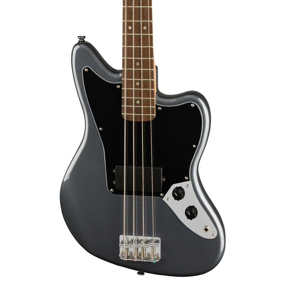 Squier Affinity Jaguar Bass H Laurel Klavye Charcoal Frost Metallic Bas Gitar - Görsel 5