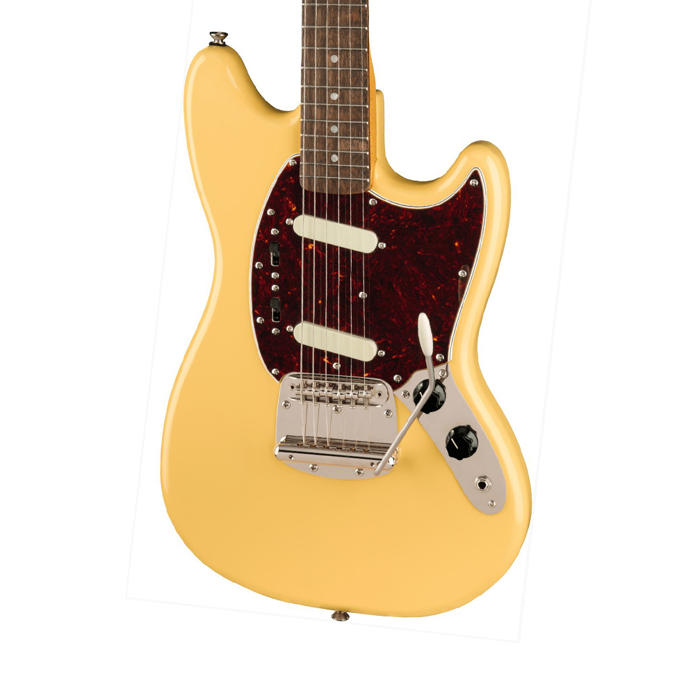 Squier Classic Vibe 60s Mustang Laurel Klavye Vintage White Elektro Gitar